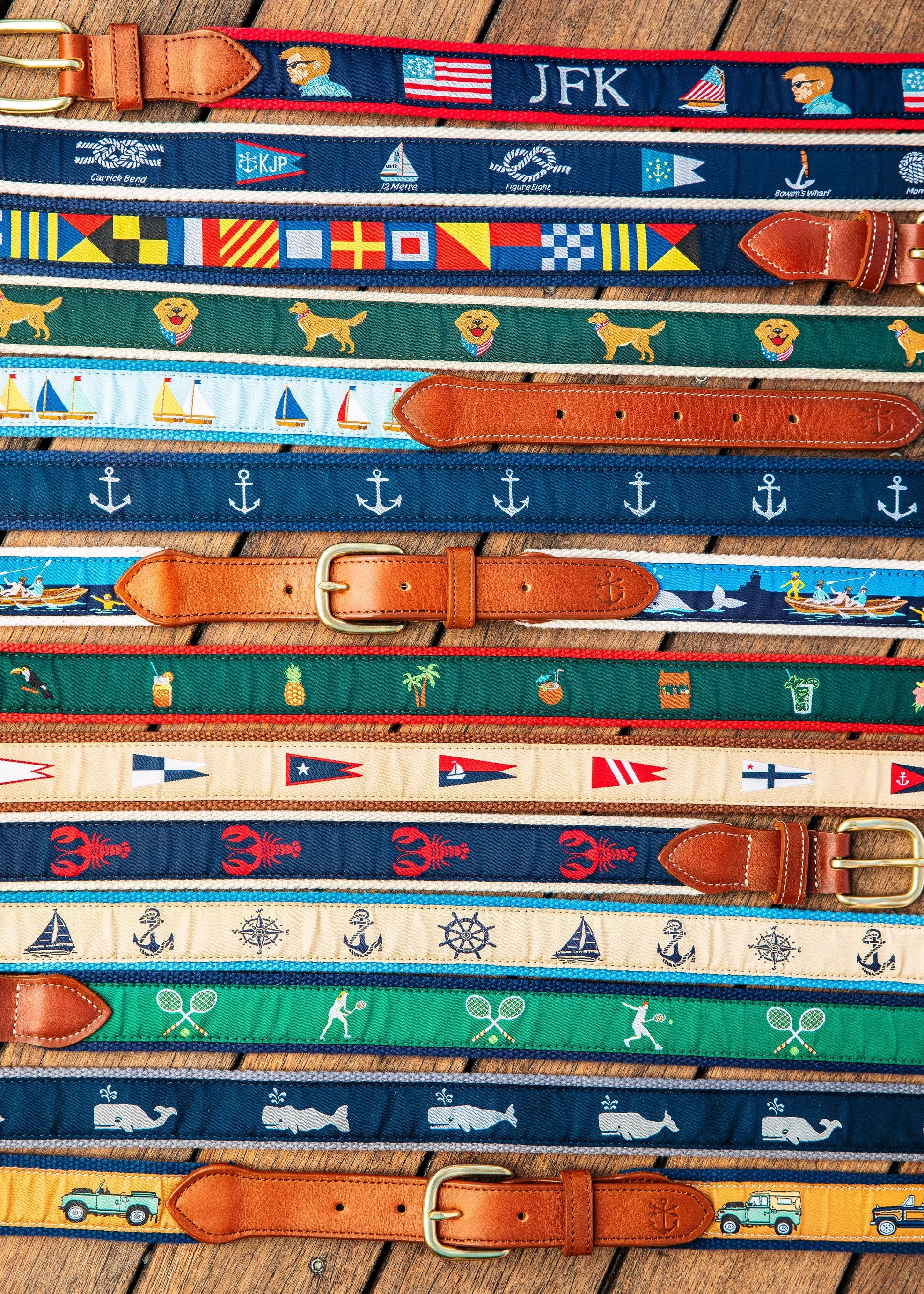 All American Retriever Ribbon Belt