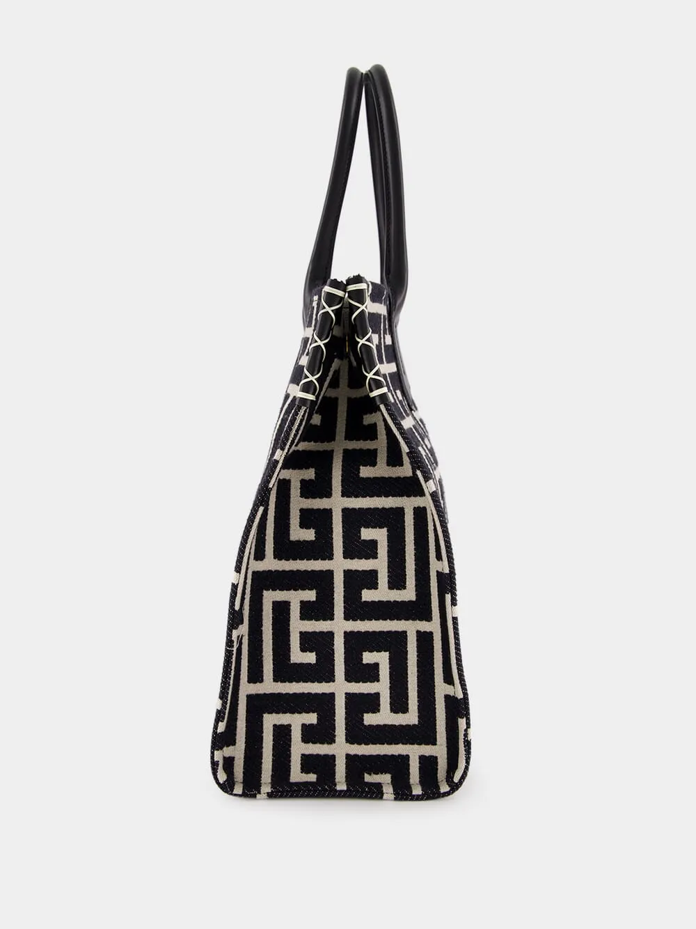 B-Army Medium Monogram Jacquard Shopper Bag