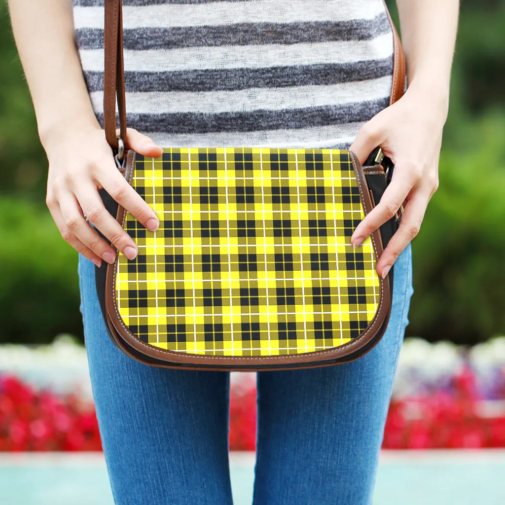 Barclay Dress Modern Tartan Saddle Bag