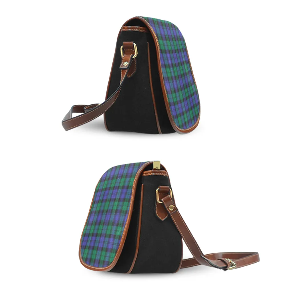 Black Watch Modern Tartan Saddle Bag