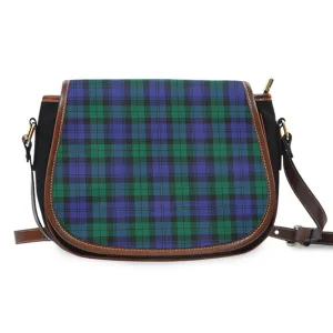 Black Watch Modern Tartan Saddle Bag