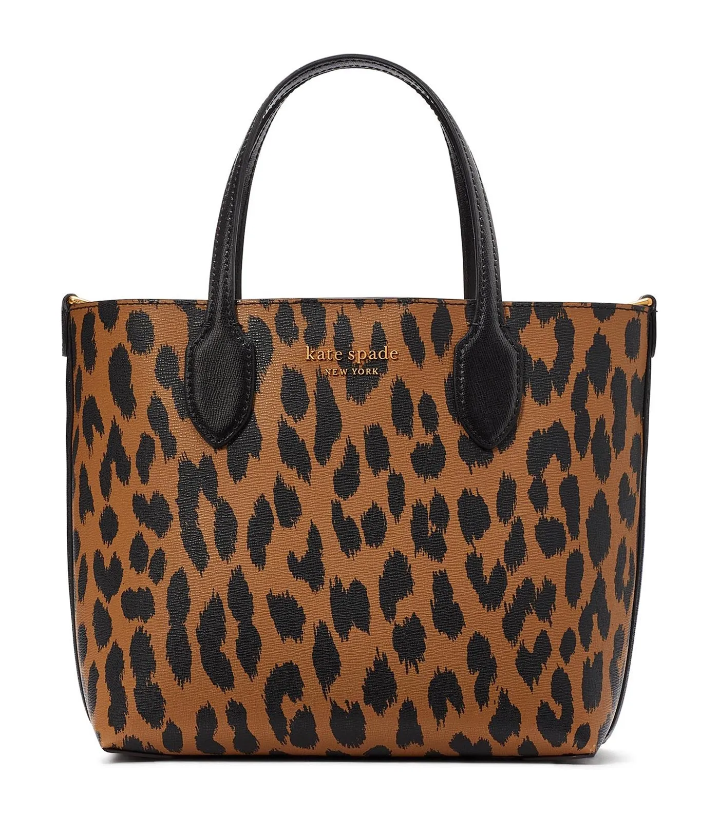 Bleecker Modern Leopard Medium Crossbody Tote Tobacco