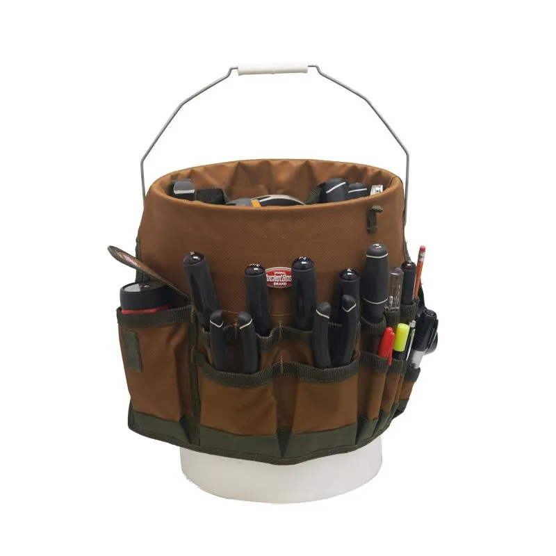 Bucket Boss 10030 The Bucketeer Bucket Tool Organizer in Brown