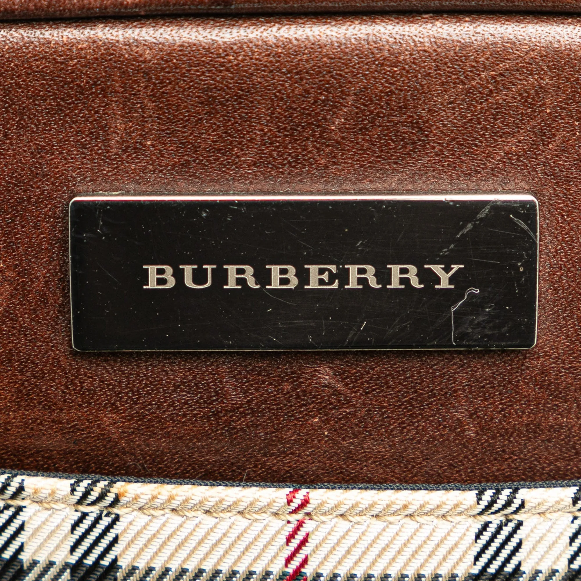 BURBERRY House Check Canvas Crossbody Crossbody Bag