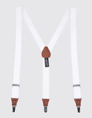 Canvas Twill Suspender Bow Tie