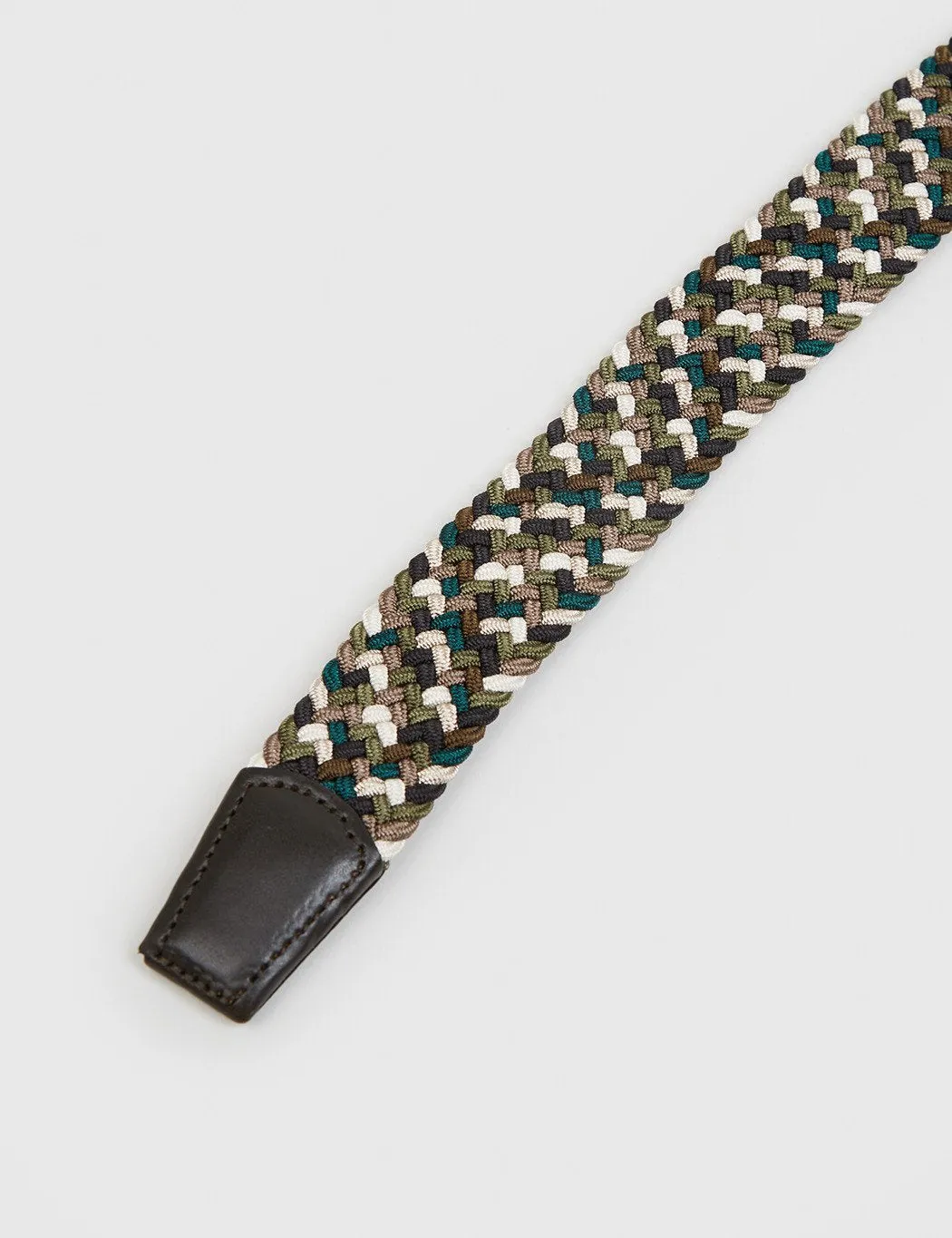 Carhartt Reynolds Plaited Belt - Cypress Green