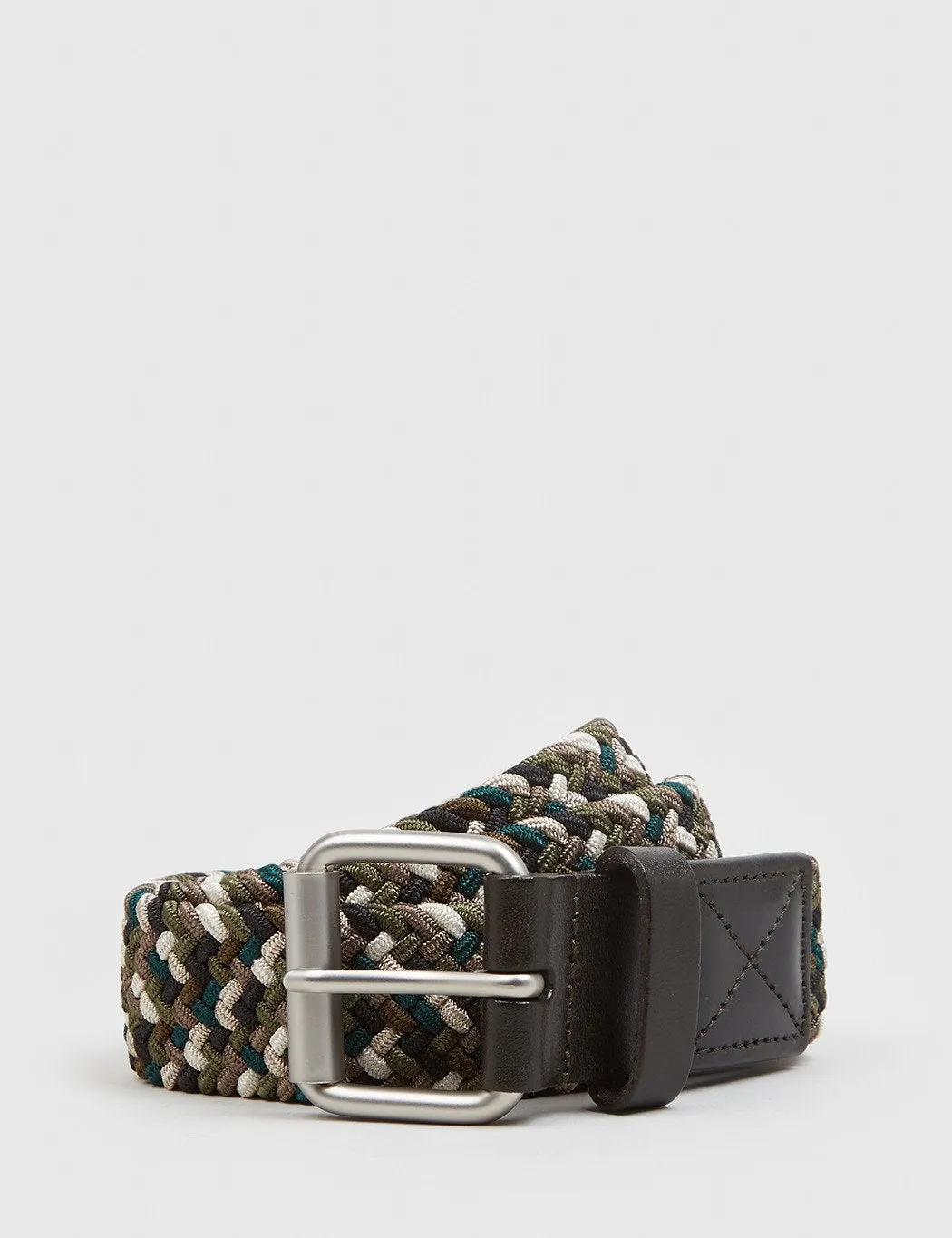 Carhartt Reynolds Plaited Belt - Cypress Green