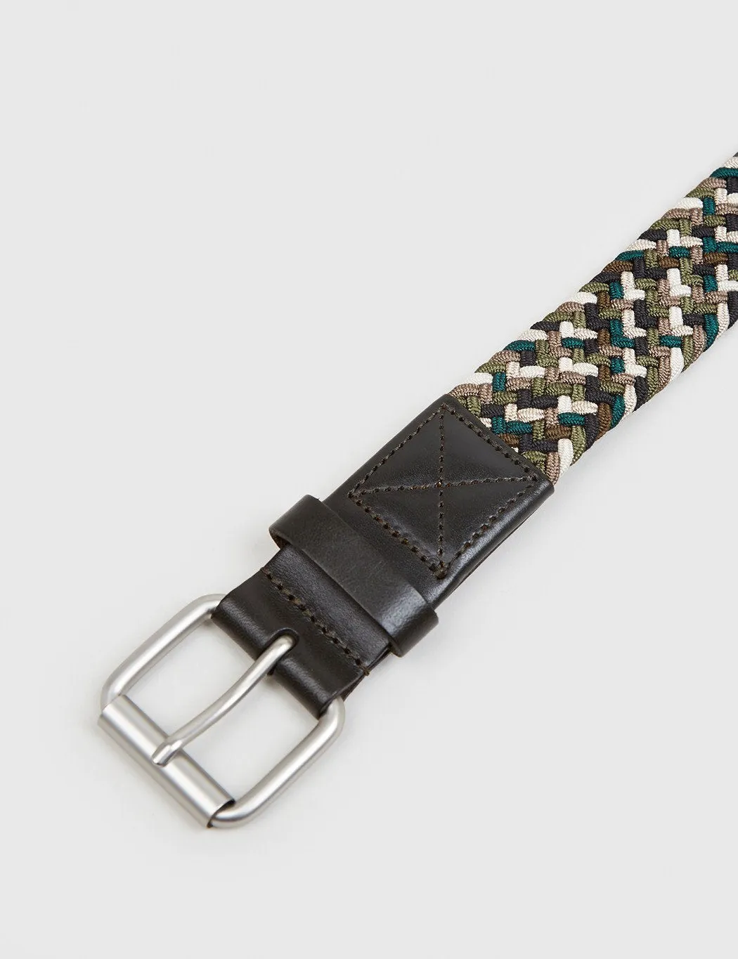 Carhartt Reynolds Plaited Belt - Cypress Green