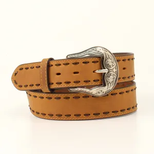 Chocolate Laced Leather Belt