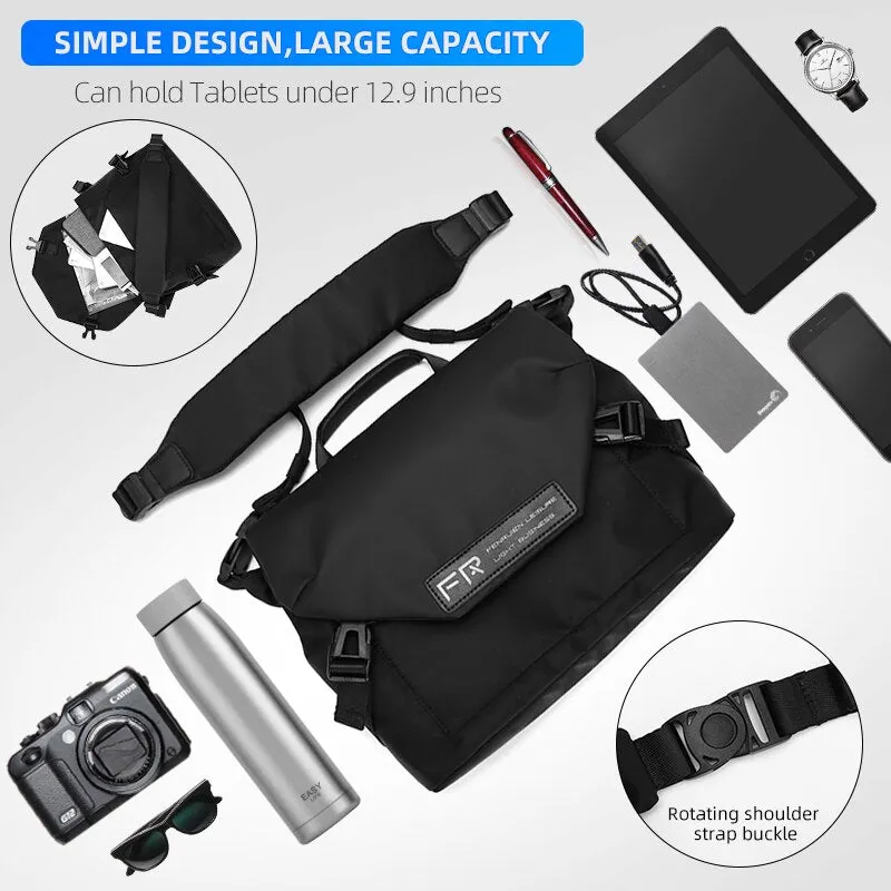 Crossbody Bag for Men Water Resistant Male Business Casual Travel Messenger Sling Bag