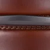 Curved Horseshoe Leather Ratchet Belt