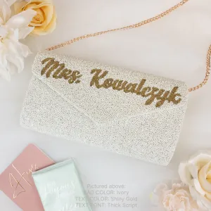 Custom MRS Envelop Clutch Purse (ENV)