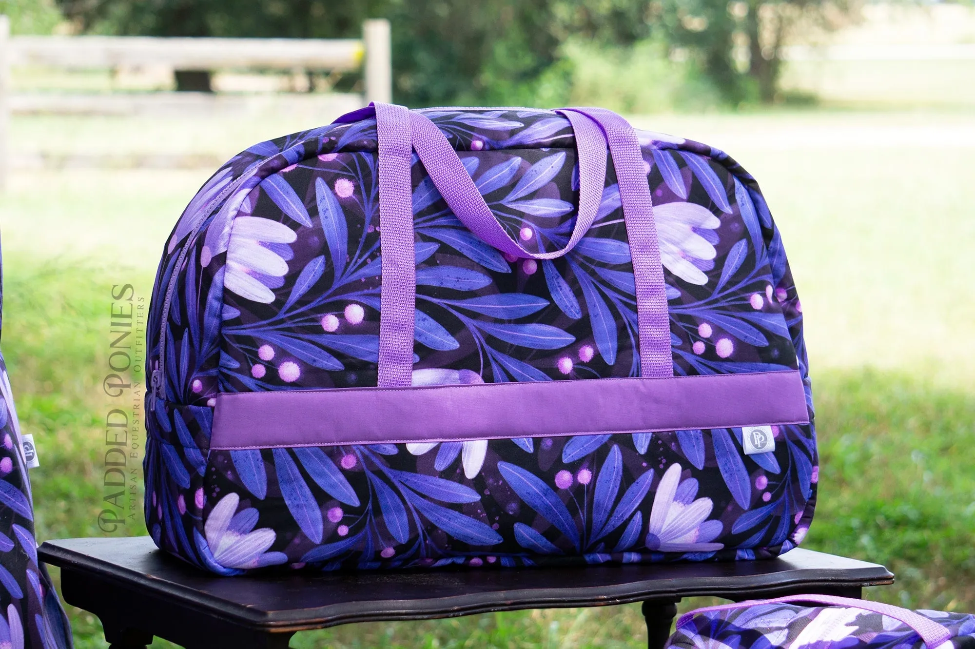 Custom Purple Moonflowers Weekender Tote Bag