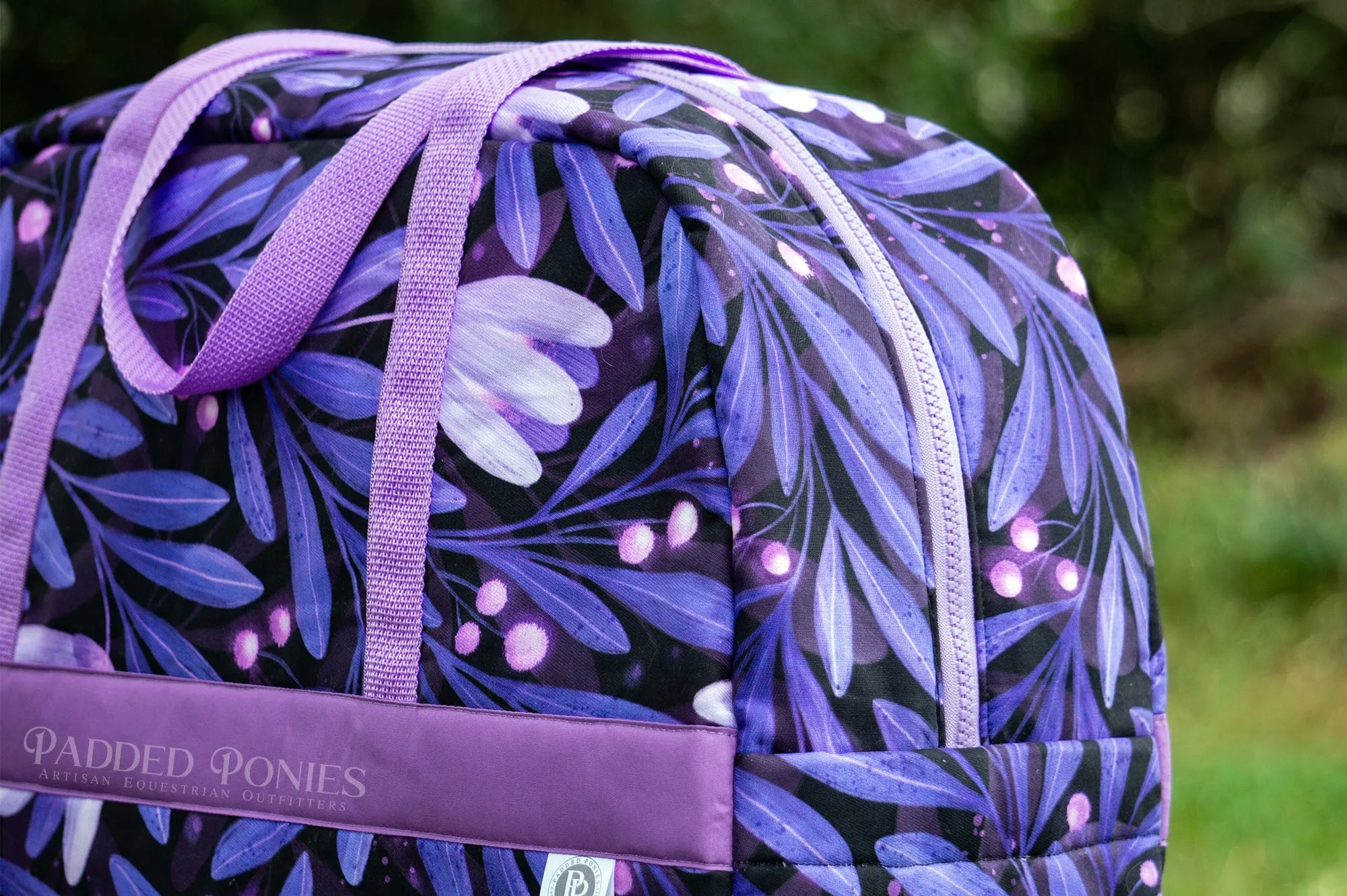 Custom Purple Moonflowers Weekender Tote Bag