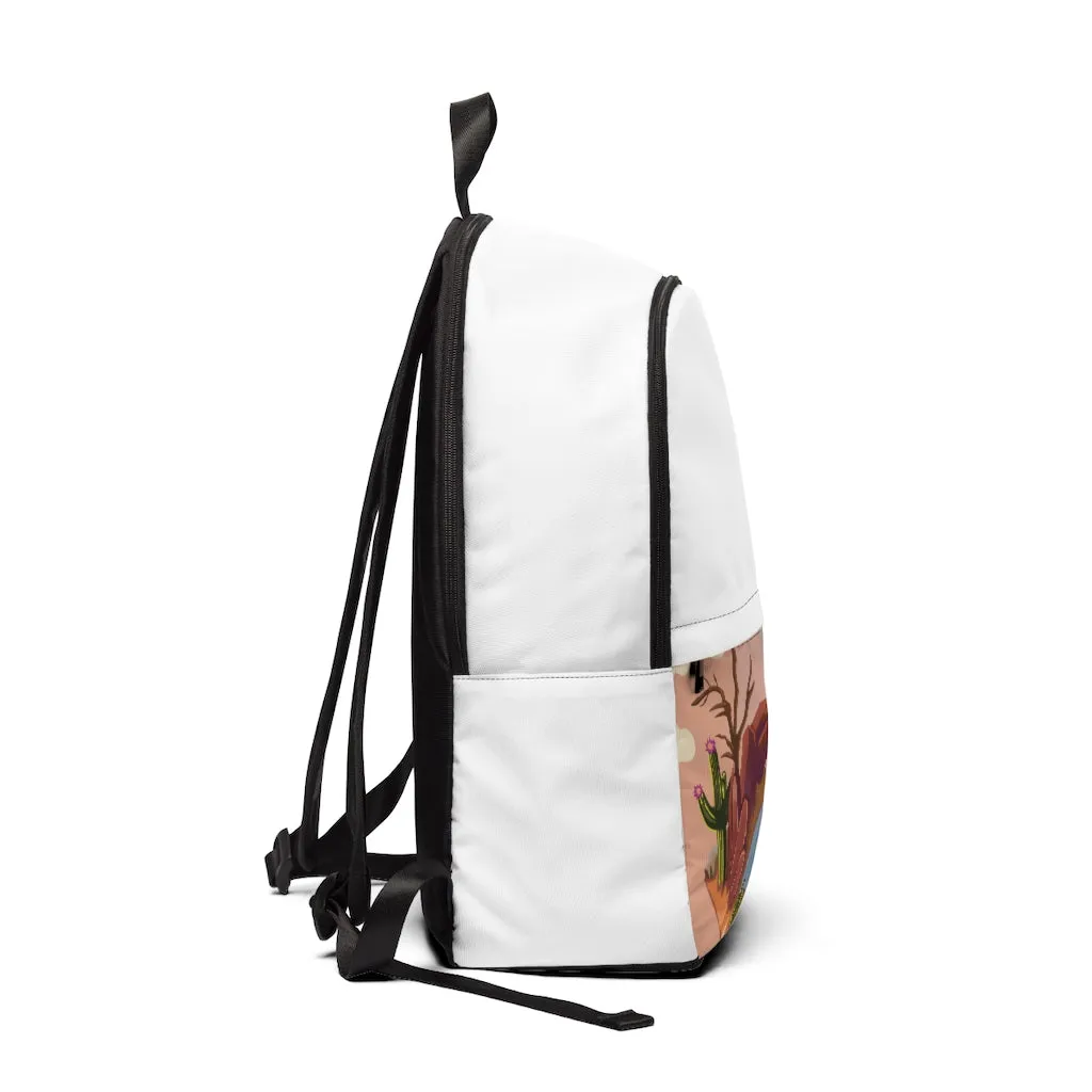 Desert Unisex Fabric Backpack