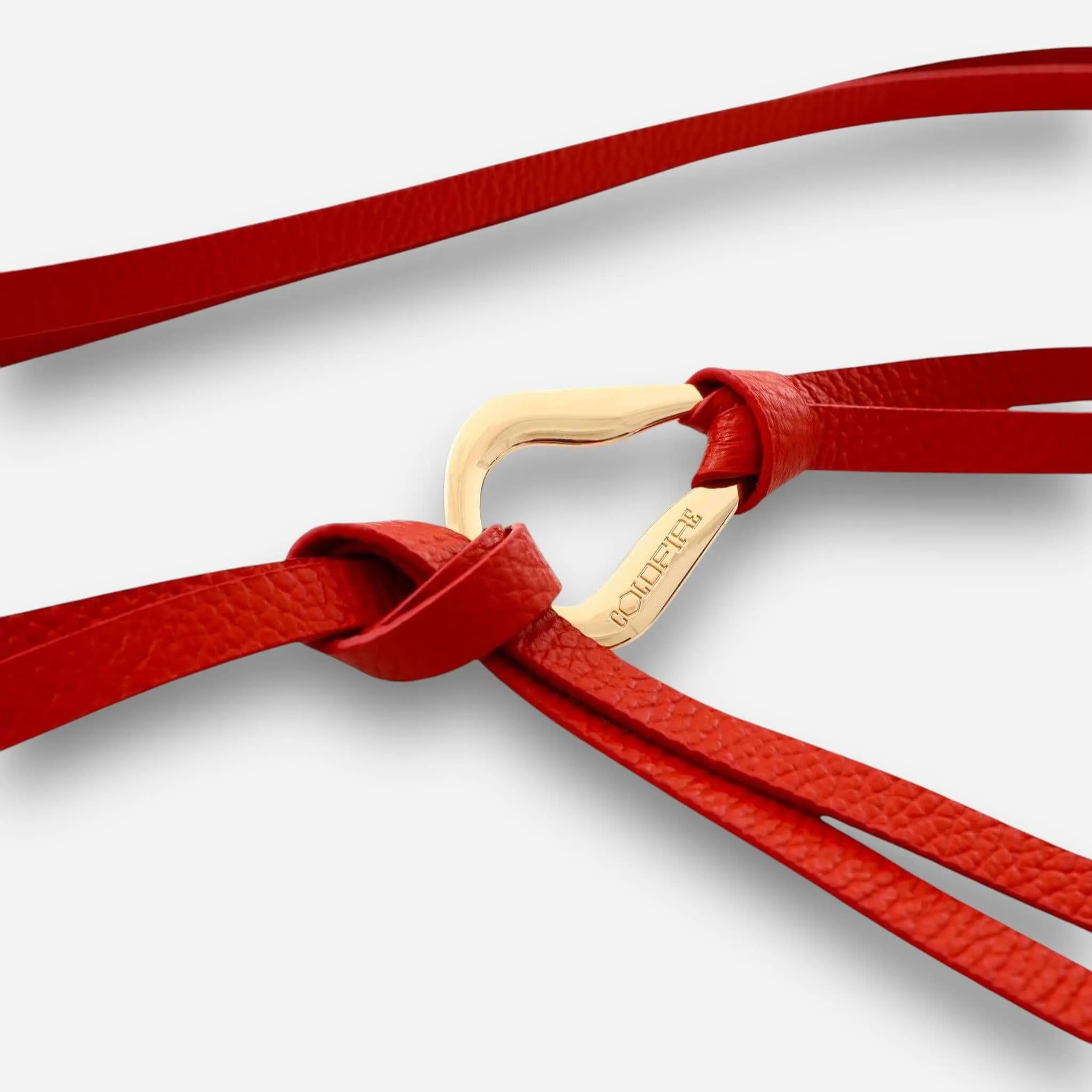 Elysian Knot Belt - Red Gold