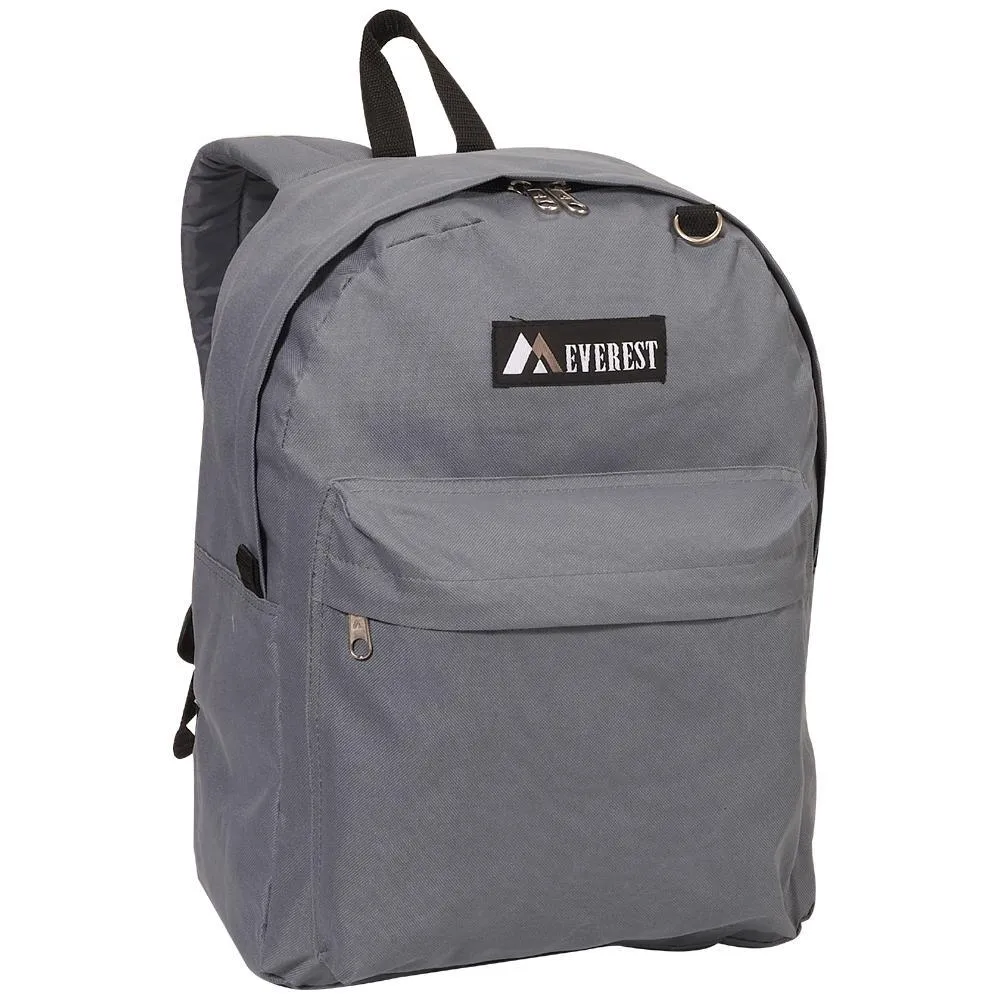 Everest Backpack Book Bag - Back to School Classic Style & Size