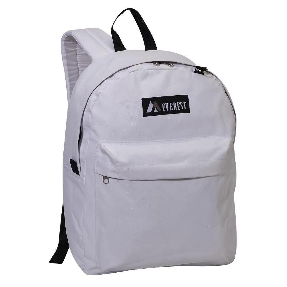 Everest Backpack Book Bag - Back to School Classic Style & Size