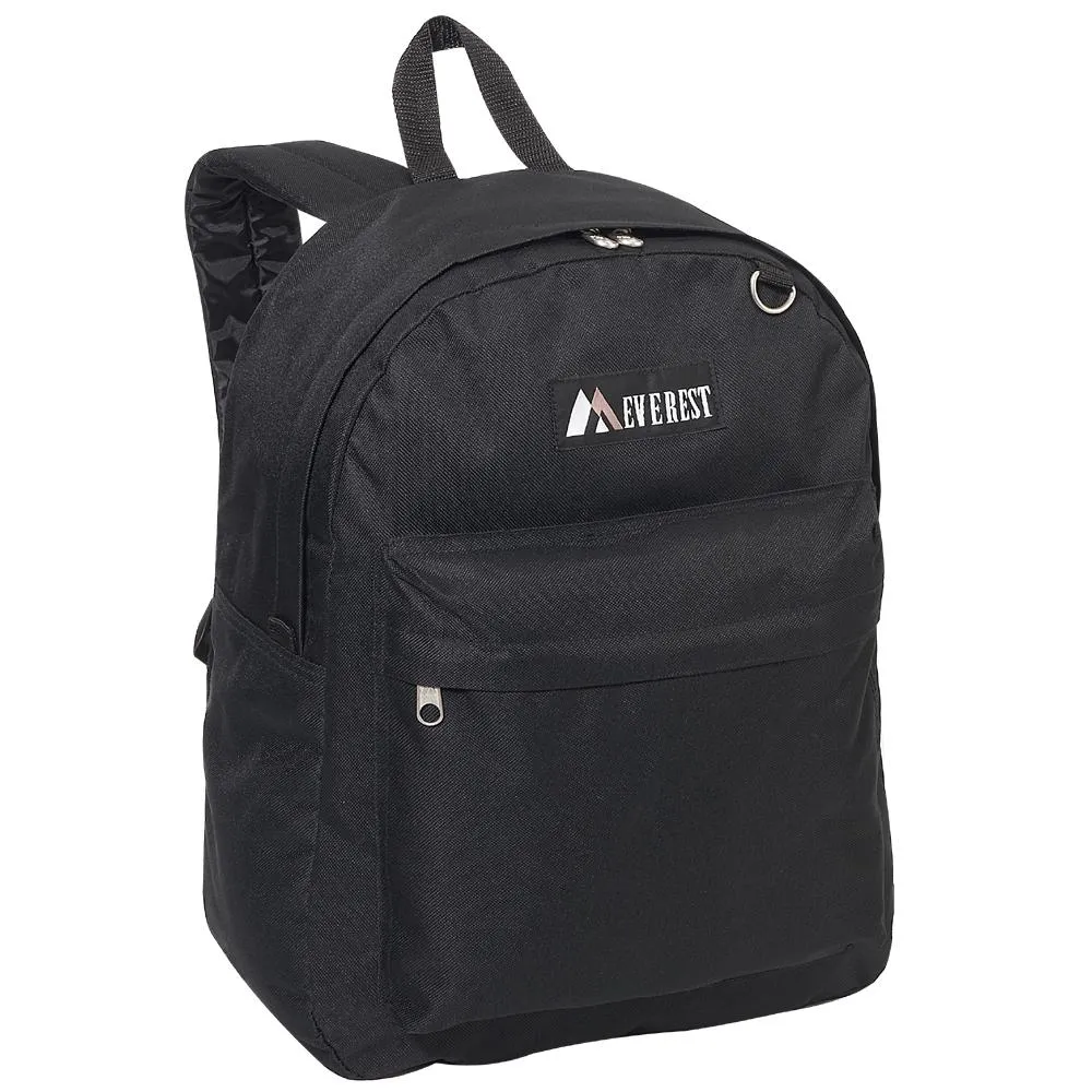 Everest Backpack Book Bag - Back to School Classic Style & Size