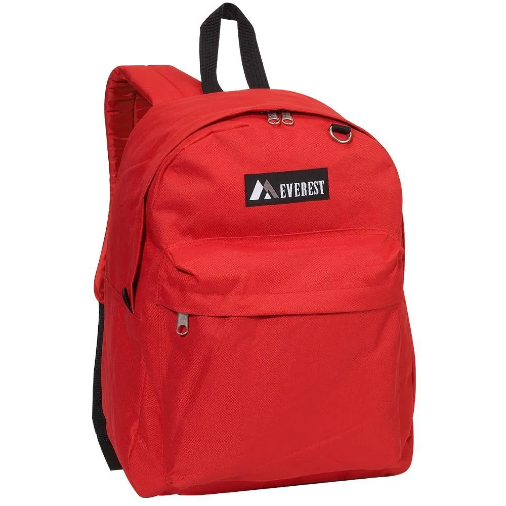 Everest Backpack Book Bag - Back to School Classic Style & Size