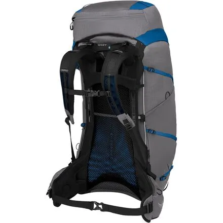 Exos Pro 55L Osprey Packs Backpack, Dale Grey/Agam Blue