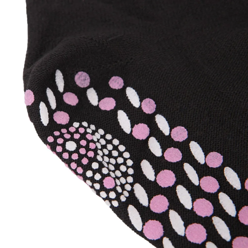 Far Infrared Tourmaline Dotted Cotton Blend Socks