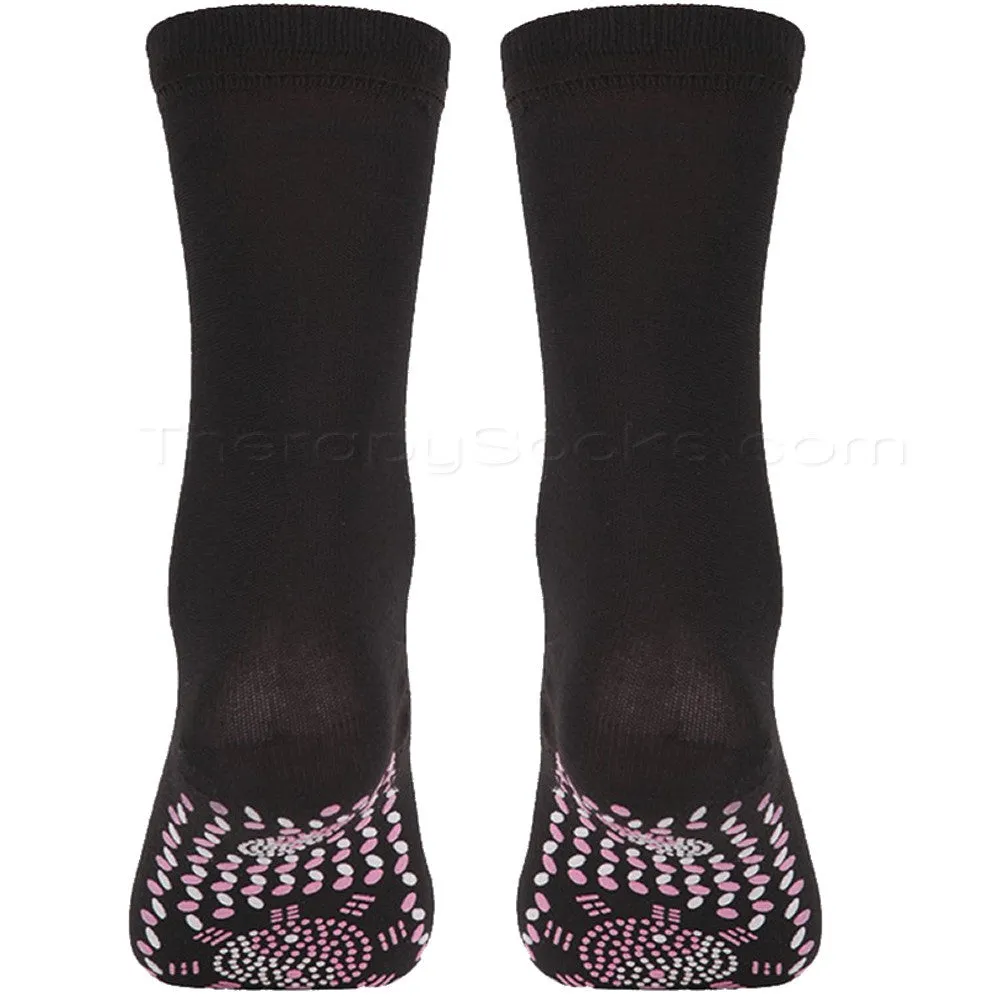 Far Infrared Tourmaline Dotted Cotton Blend Socks