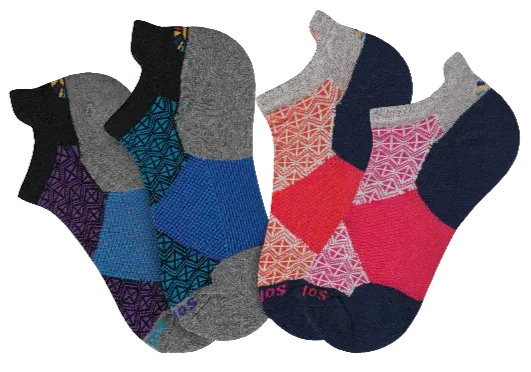 Flame Recycled Wool Performance Ankle Socks - 2 Pk