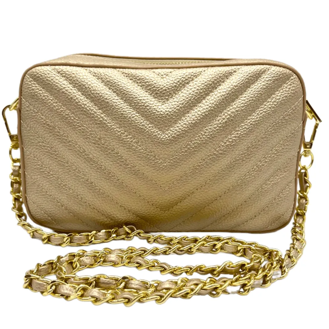 Frankie Speed Cross Body Bag | Gold