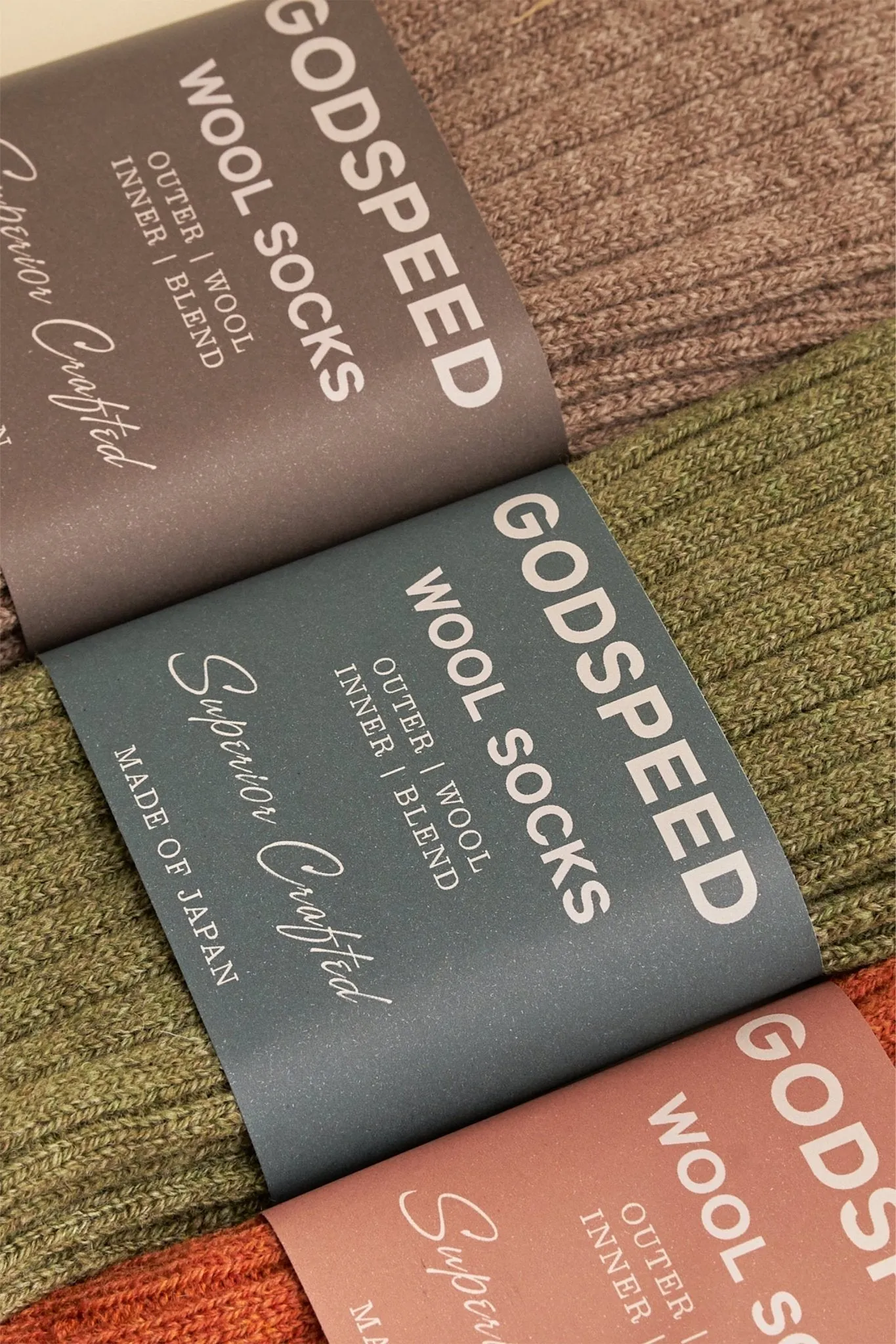 Godspeed Wool Socks - Olive