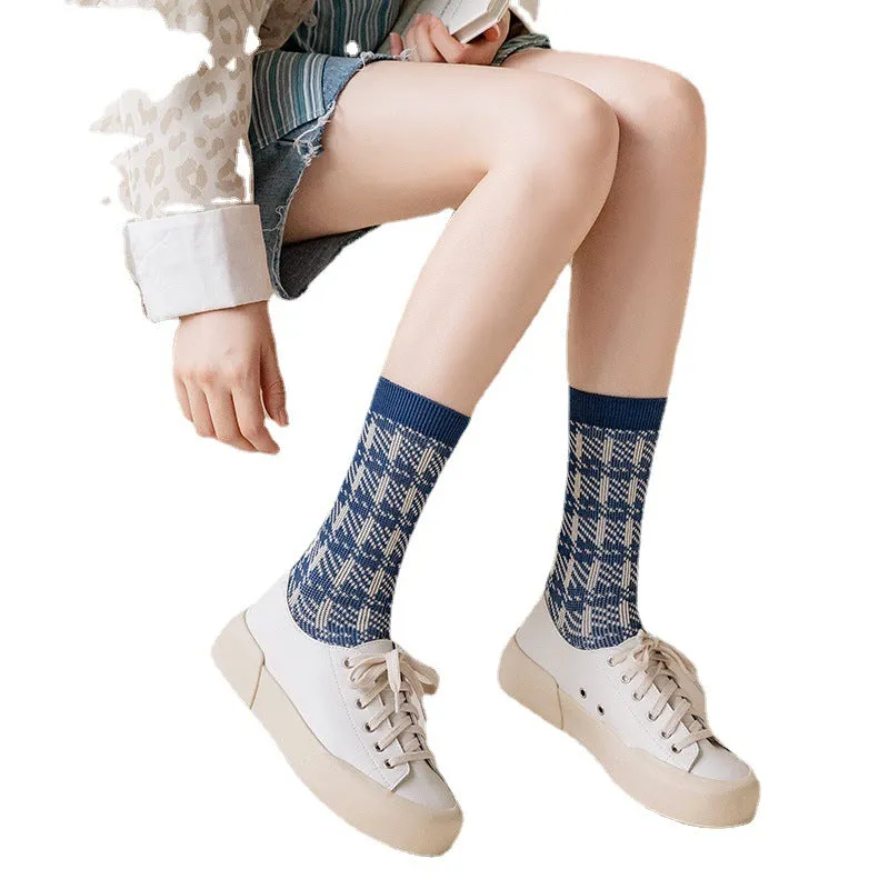 Gohobi Blue Cotton Socks