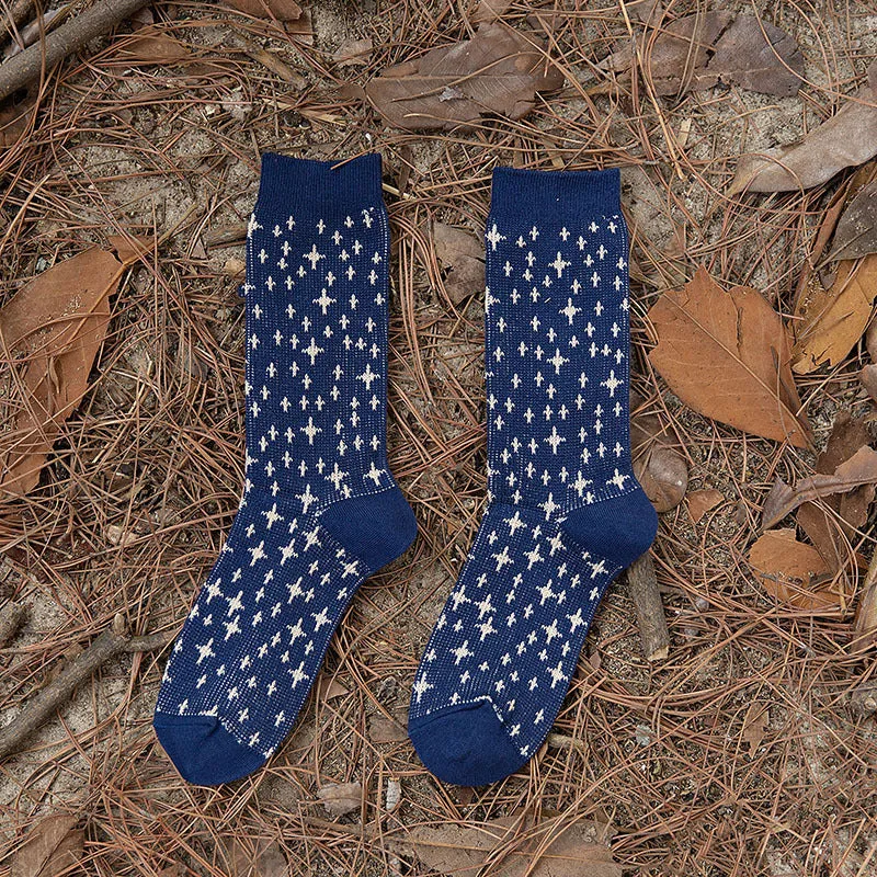 Gohobi Blue Cotton Socks