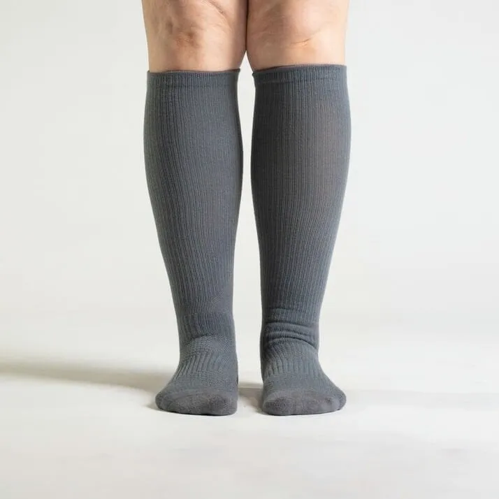 Gray Compression Socks Bundle 3-Pack