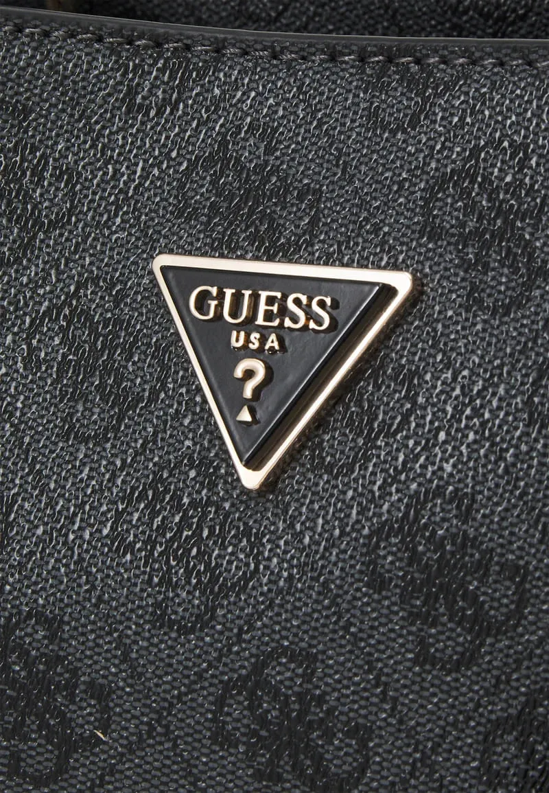 Guess Meridian Girlfriend 4G Logo Tote, dark gray