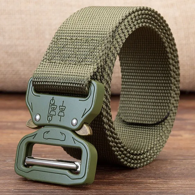 Heavy Duty Tactical Nylon Strap Military Belt