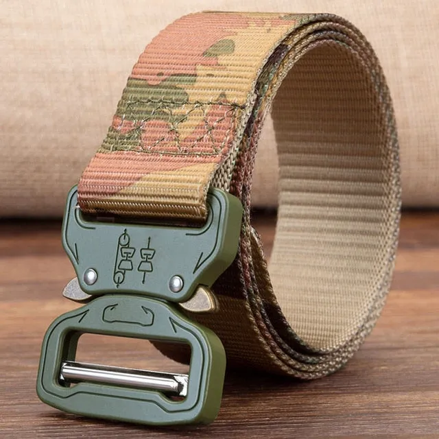 Heavy Duty Tactical Nylon Strap Military Belt