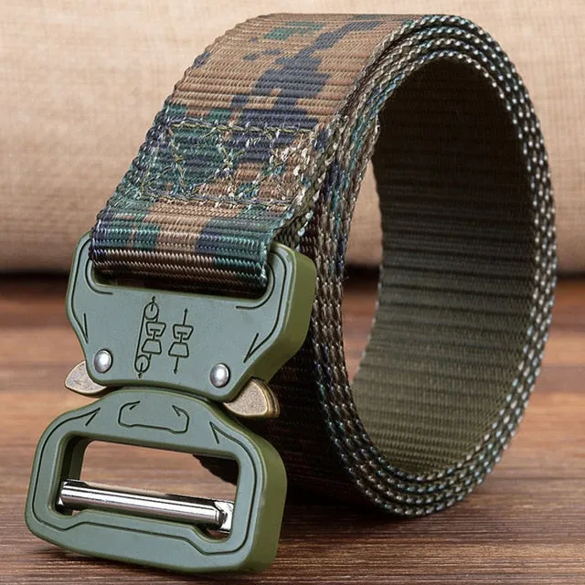 Heavy Duty Tactical Nylon Strap Military Belt