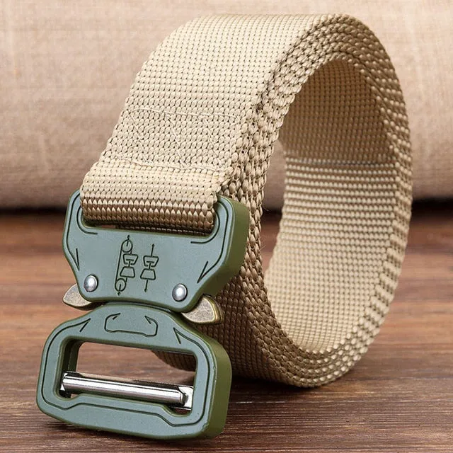 Heavy Duty Tactical Nylon Strap Military Belt