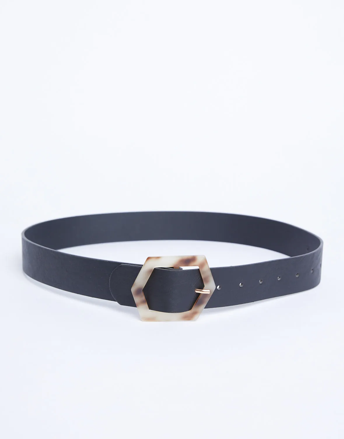 Hexagon Buckle Belt