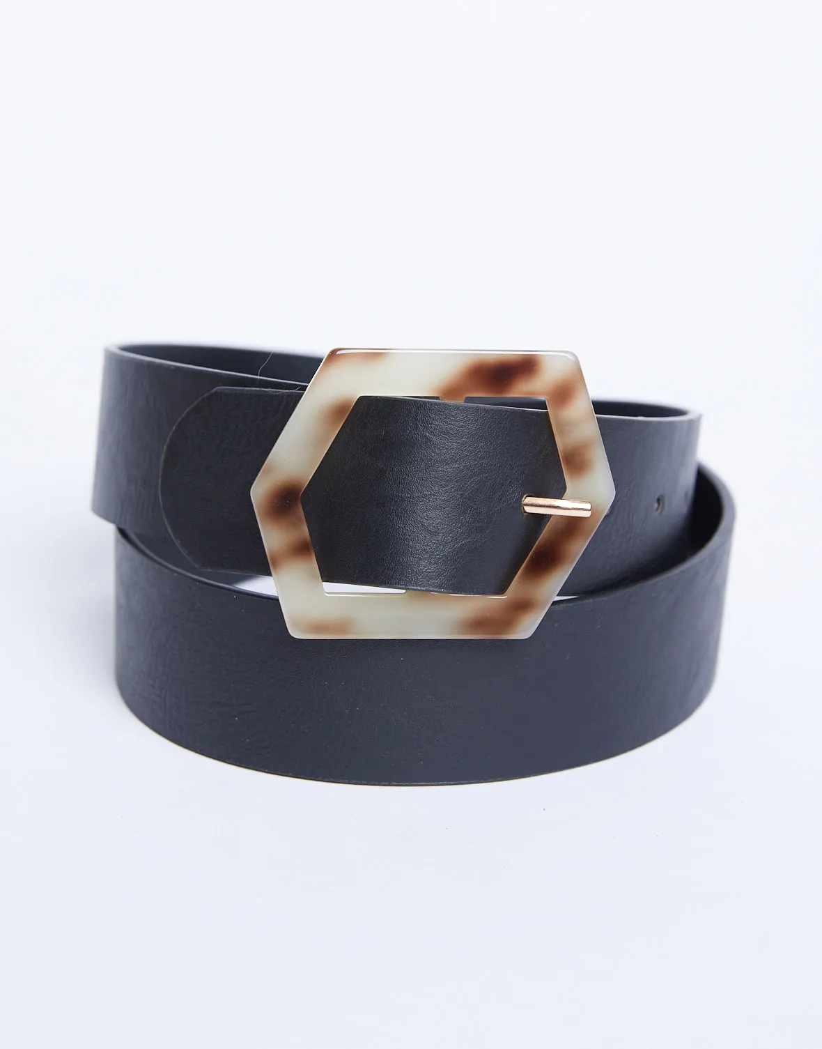 Hexagon Buckle Belt