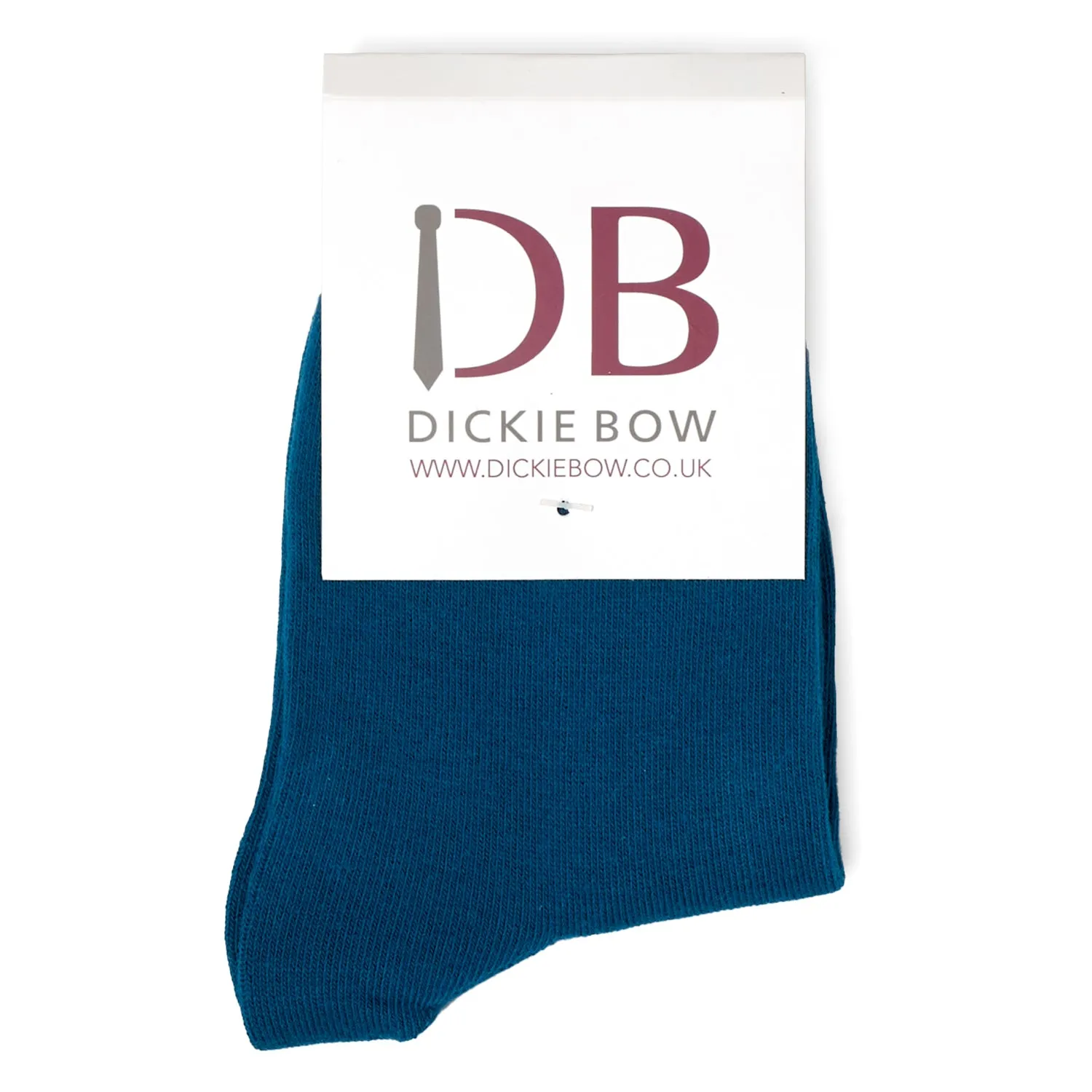 Kids Navy Blue Cotton Blend Socks