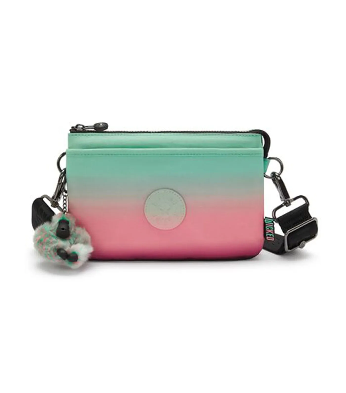 Kipling x Wicked Riri Gradient Magic Crossbody Bag Pink