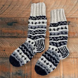 Knitted Wool Alpine Socks