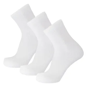 Ladies Diabetic Neuropathy Cotton Quarter Length Socks, Women's Shoe Size 6-10