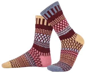 Larkspur Recycled Cotton Crew Socks