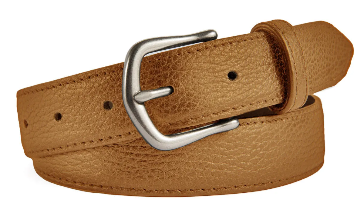 Madison Belt, (1.25") Brushed Silver Buckle