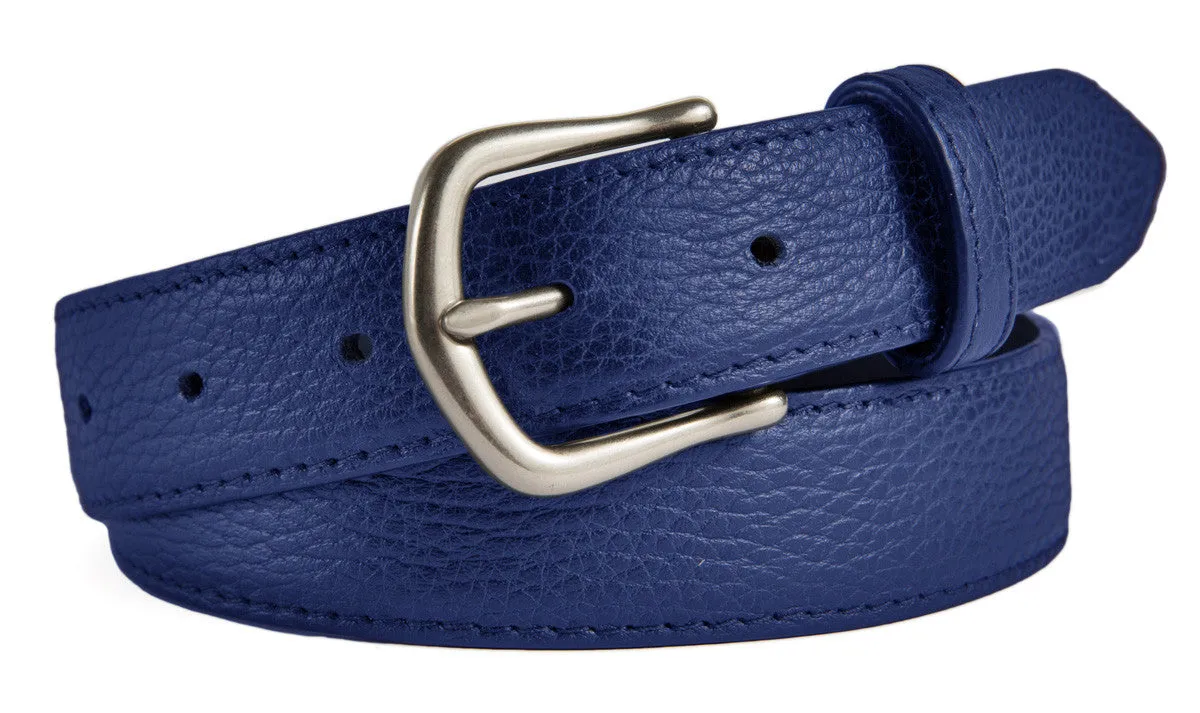 Madison Belt, (1.25") Brushed Silver Buckle