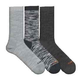 Merrell Adults Hiking Socks -  Crew Lightweight Wool (3 Pack)