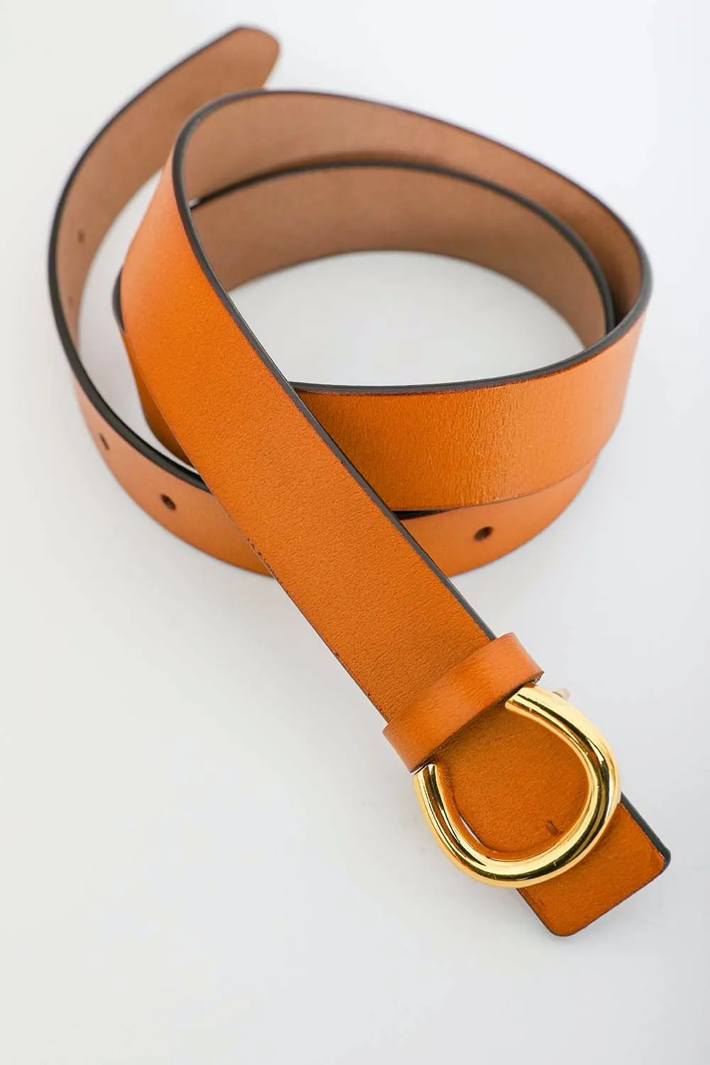 Minimalist Gold Horseshoe Belt