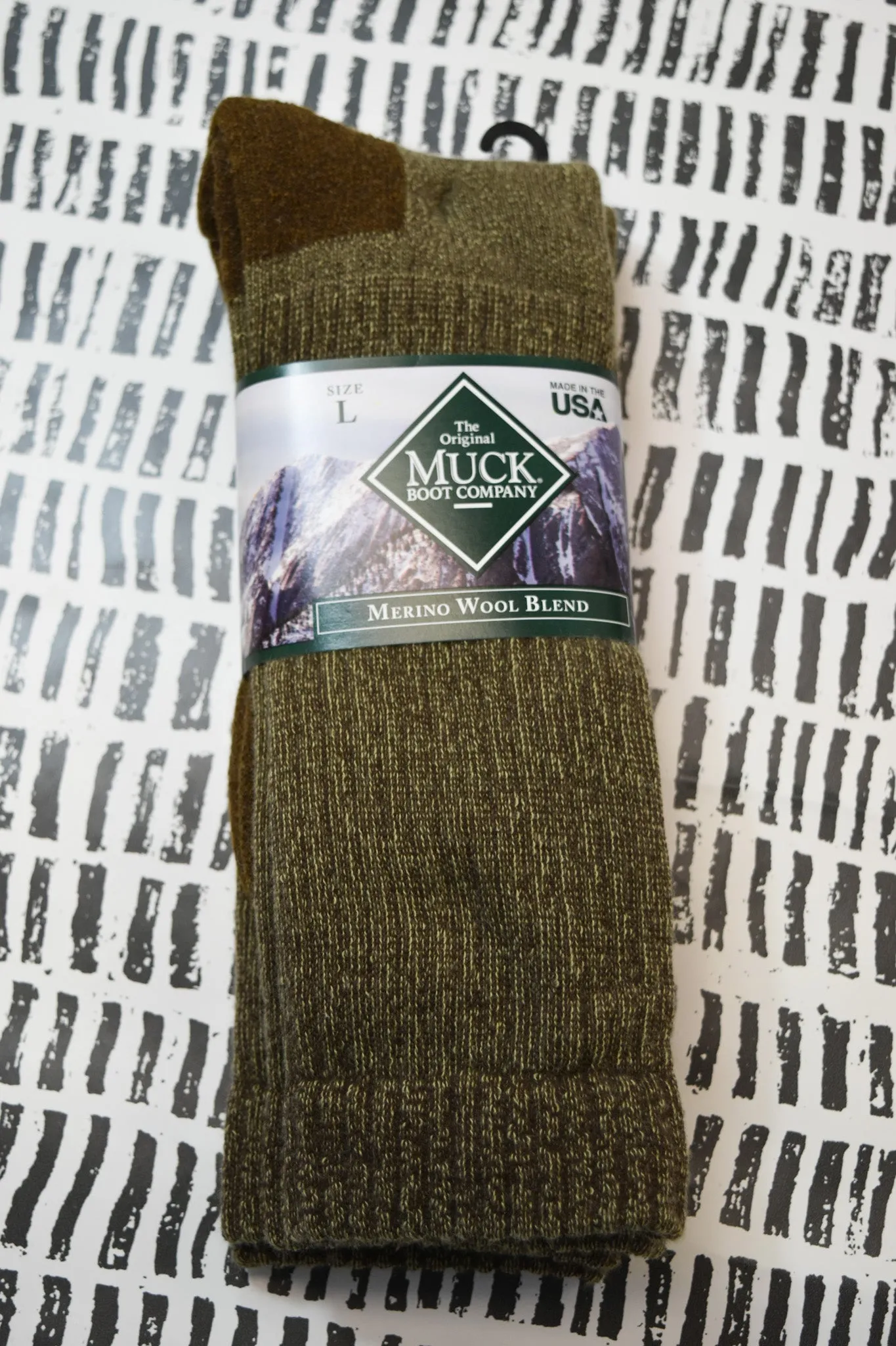 MUCK Merino Wool Blend Boot Sock, 2-Pack - 3 Colors